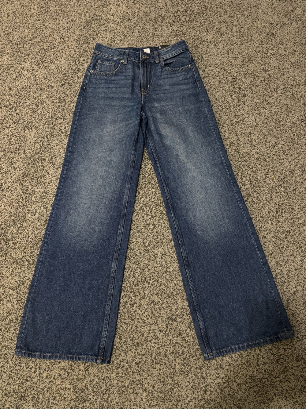 Divided Wide-Leg Flare Jeans - Medium Blue Wash